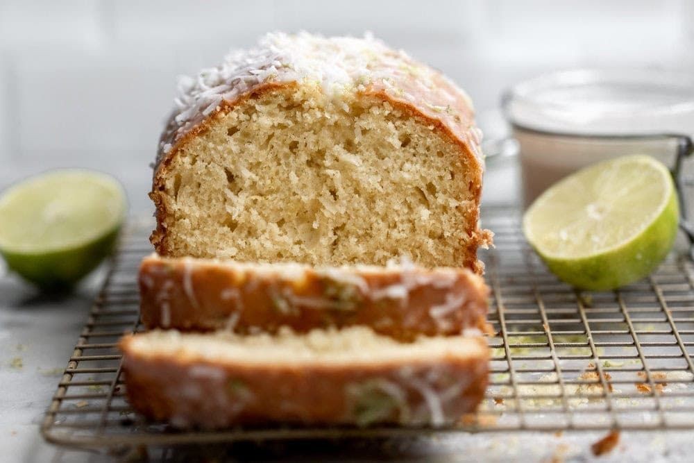 Kiwi Lime Coconut Quick Bread