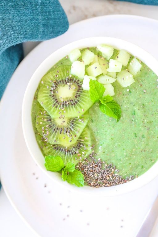 Kiwi Mint Smoothie Bowl