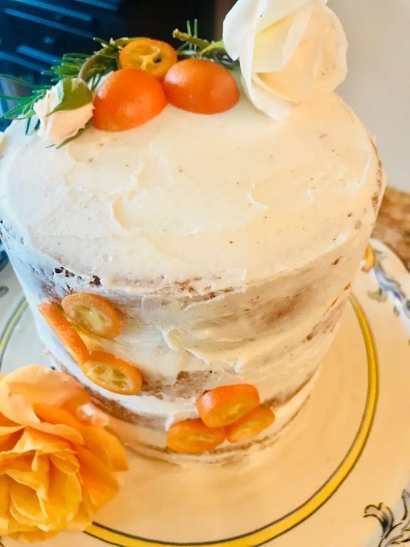 Kumquat and Cardamom Spiced Cake