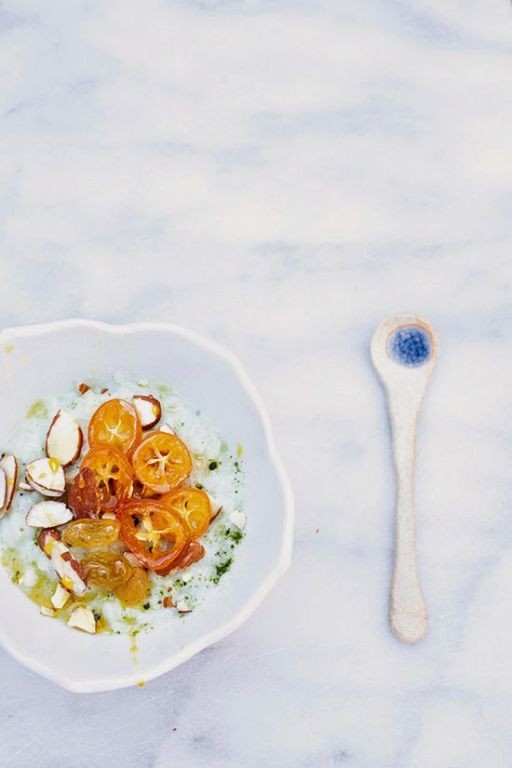 Kumquat and Coconut Rice Pudding