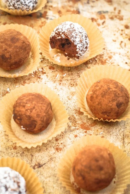 Kumquat and Dark Chocolate Truffles