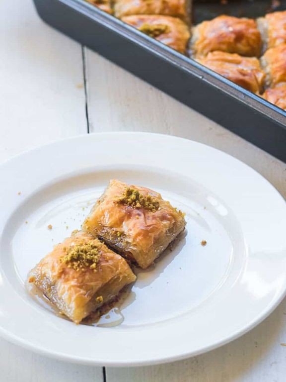 Kumquat and Pistachio Baklava