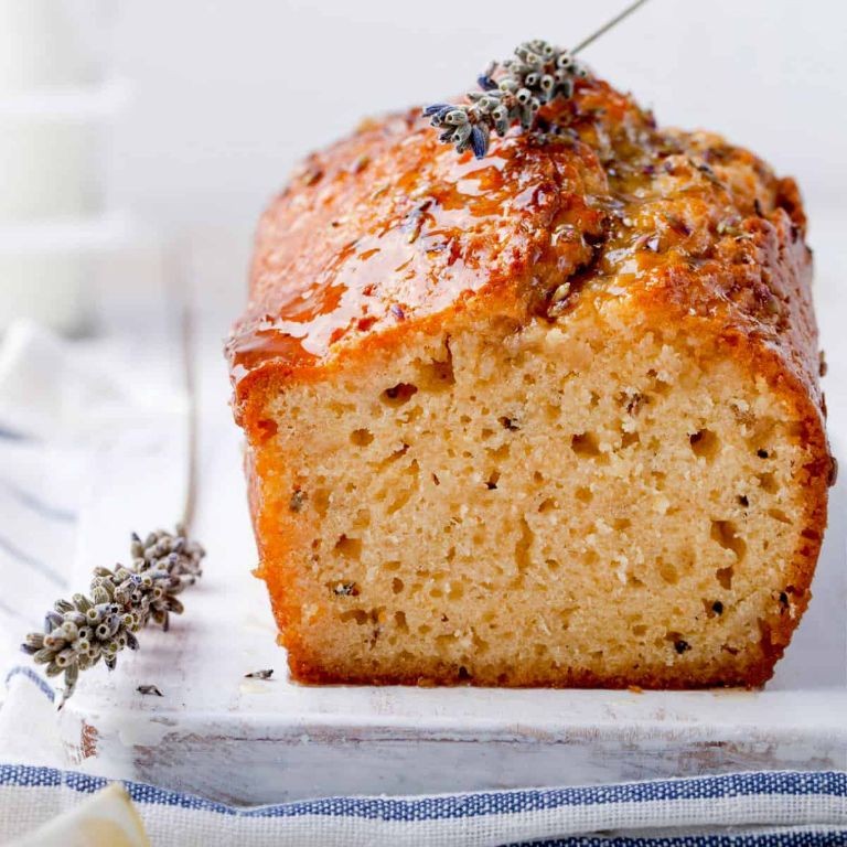 Lavender Honey Cake with Lemon Zest