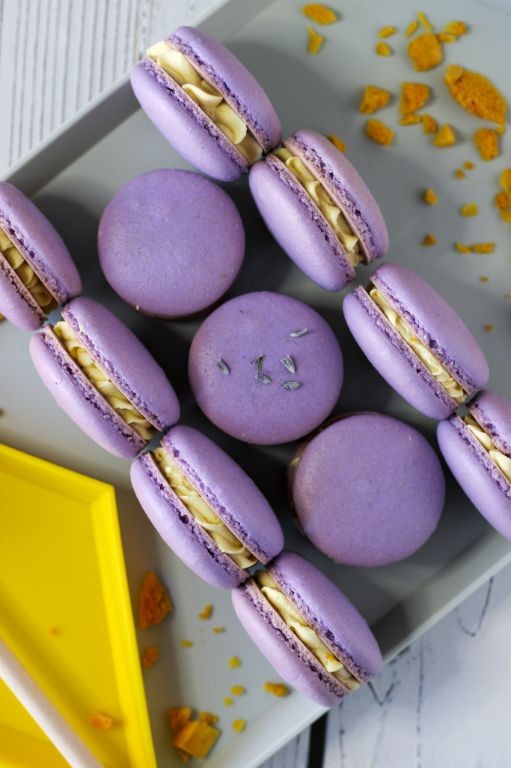 Lavender Honey Macarons