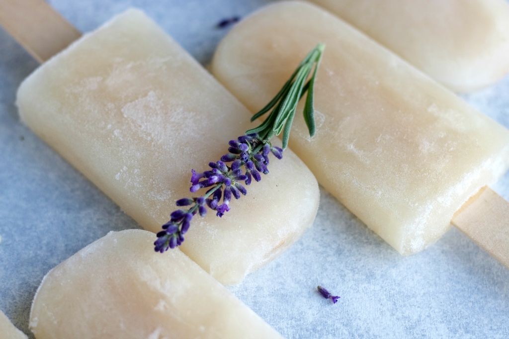 Lavender Lemon Popsicles