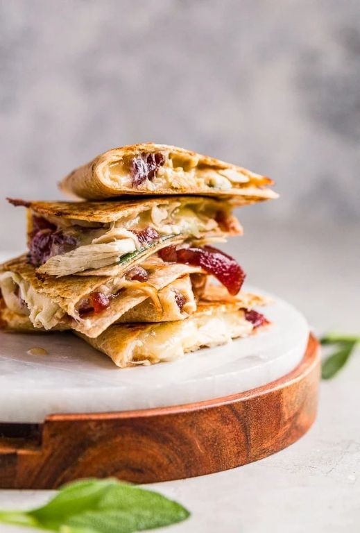 Leftover Turkey Quesadillas