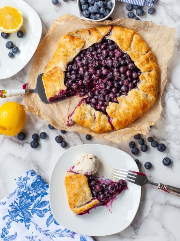 Lemon Blueberry Galette