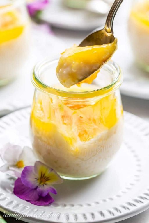 Lemon Curd Tapioca Pudding