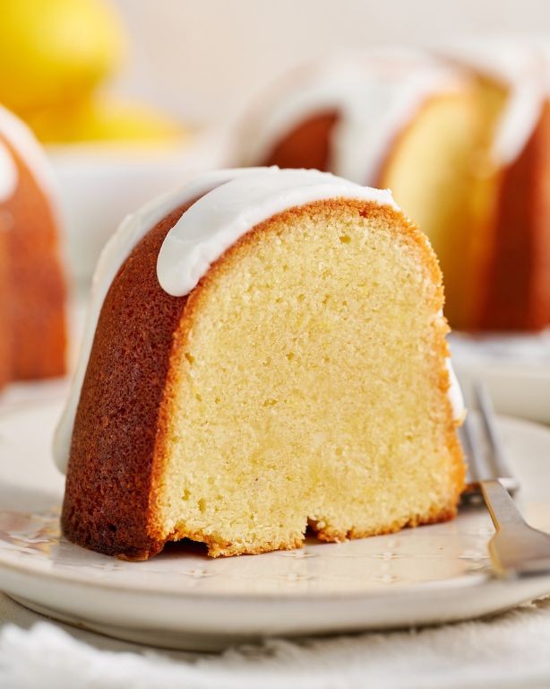 Lemon Glazed Bundt Cake with Cake Mix
