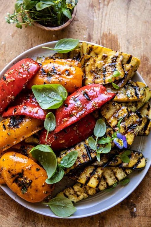 Lemon Thyme Grilled Vegetables