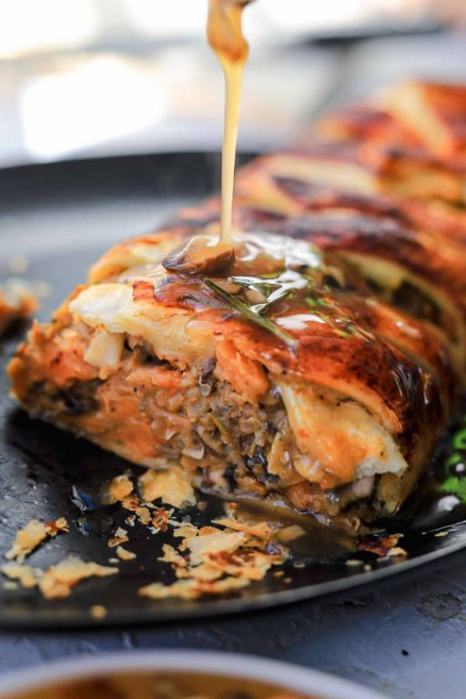 Lentil and Sweet Potato Wellington