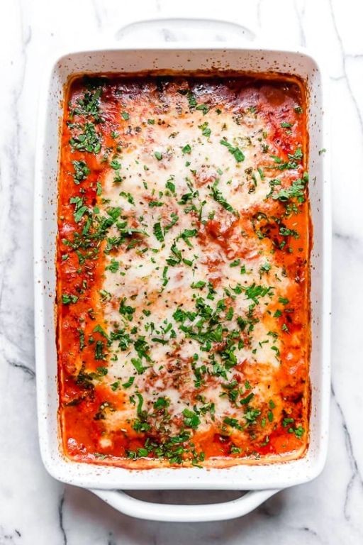 Lightened-Up Eggplant Parmesan