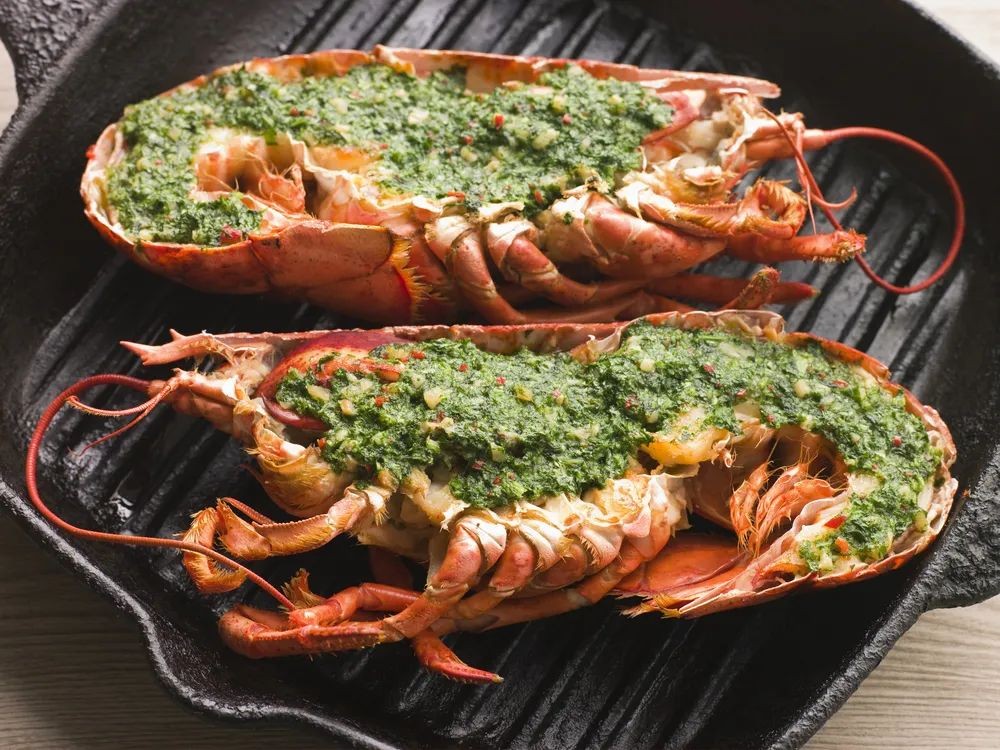 Lobster Gorditas with Garlic Butter Sauce