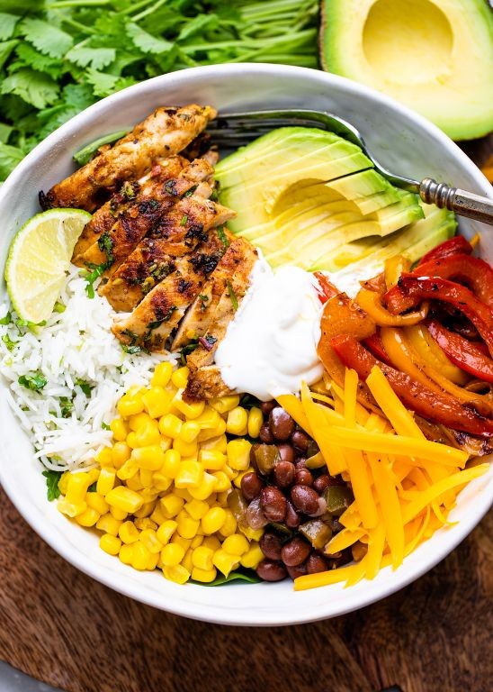 London Broil Burrito Bowls with Cilantro Lime Rice