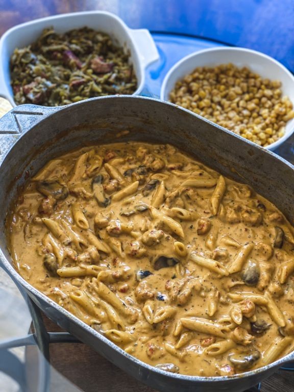 Louisiana Crawfish and Mushroom Dressing