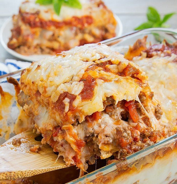 Low-Carb Cottage Cheese Lasagna with Cauliflower Noodles