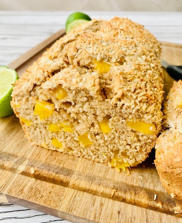 Mango Coconut Lime Bread
