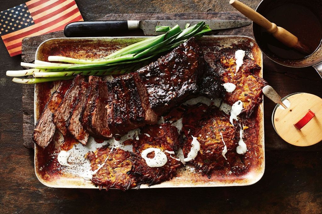Maple Bourbon Glazed Oven Brisket