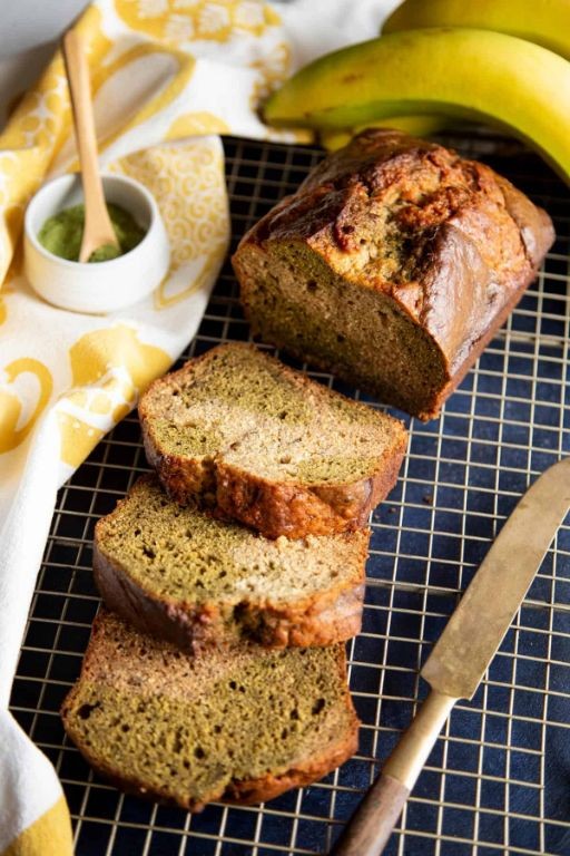 Matcha Banana Bread