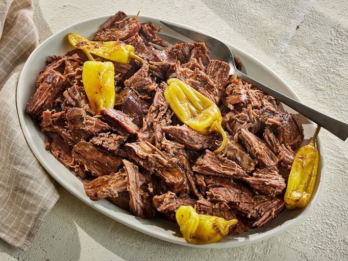 Mississippi Pot Roast with Pepperoncini