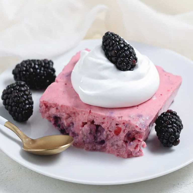 Mixed Berry Cream Cheese Jello Dessert