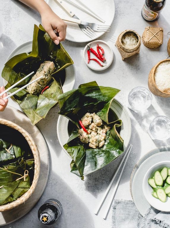 Mok Pa (Steamed Fish in Banana Leaves)