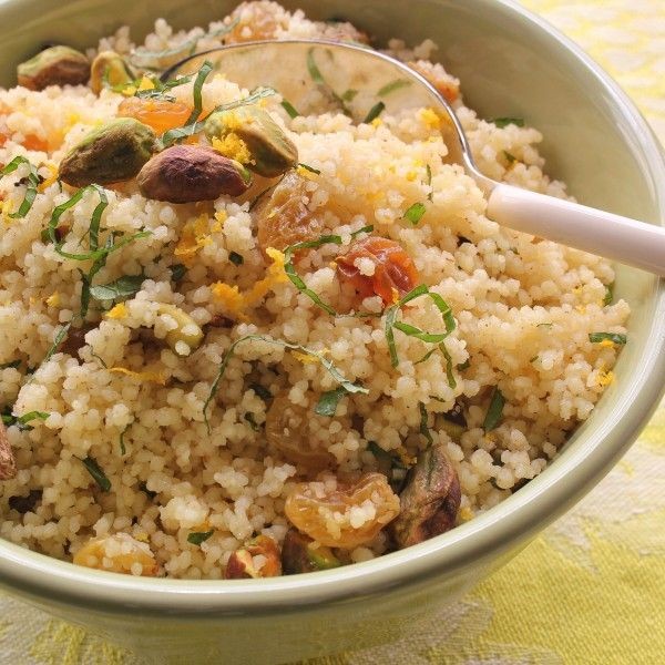Moroccan Couscous with Pistachios and Mint