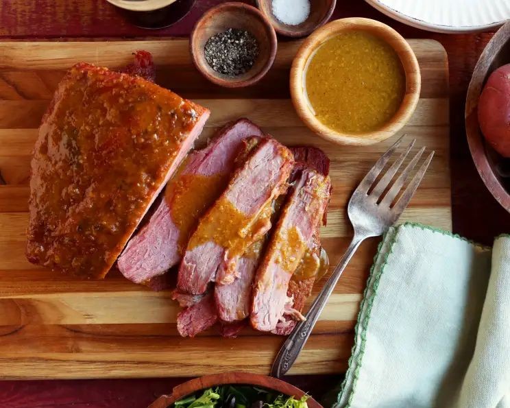 Mustard and Brown Sugar Crusted Brisket