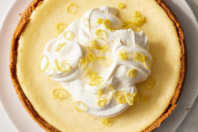 No-Bake Lemon Yogurt Cheesecake