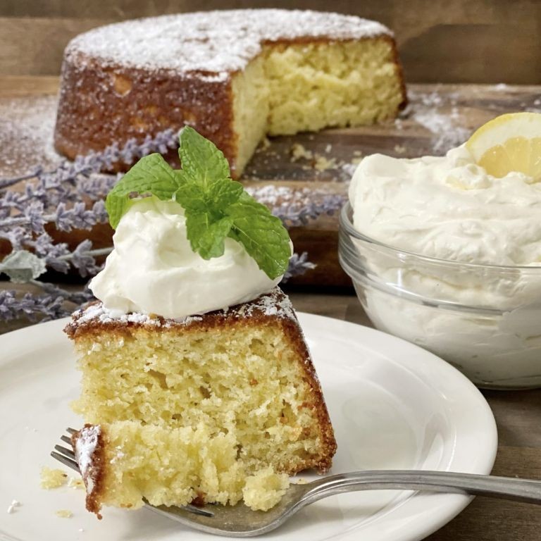 Olive Garden Lemon Lavender Cake