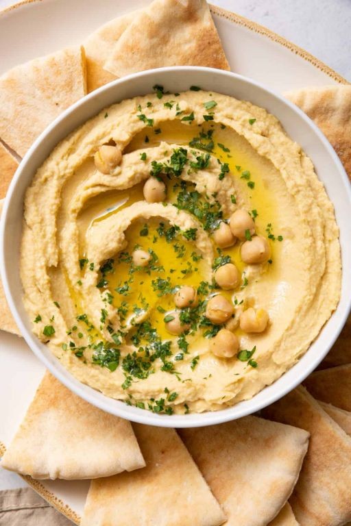 Olive Oil Roasted Garlic Hummus