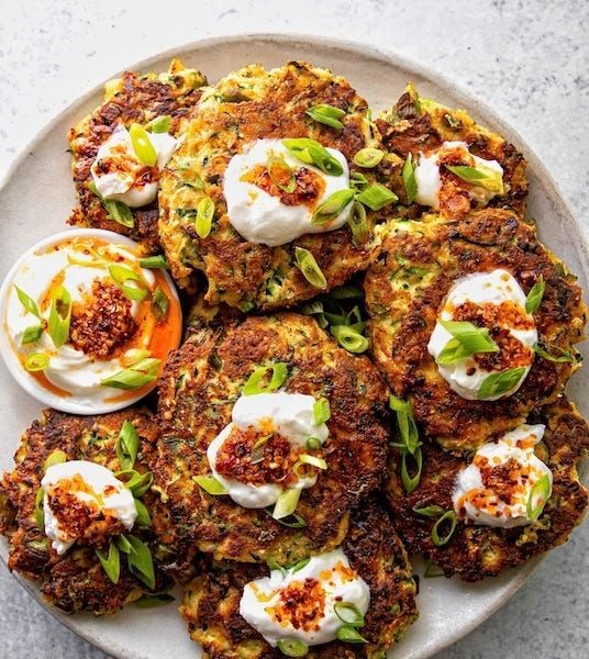 Opo Squash Pancakes with Scallions