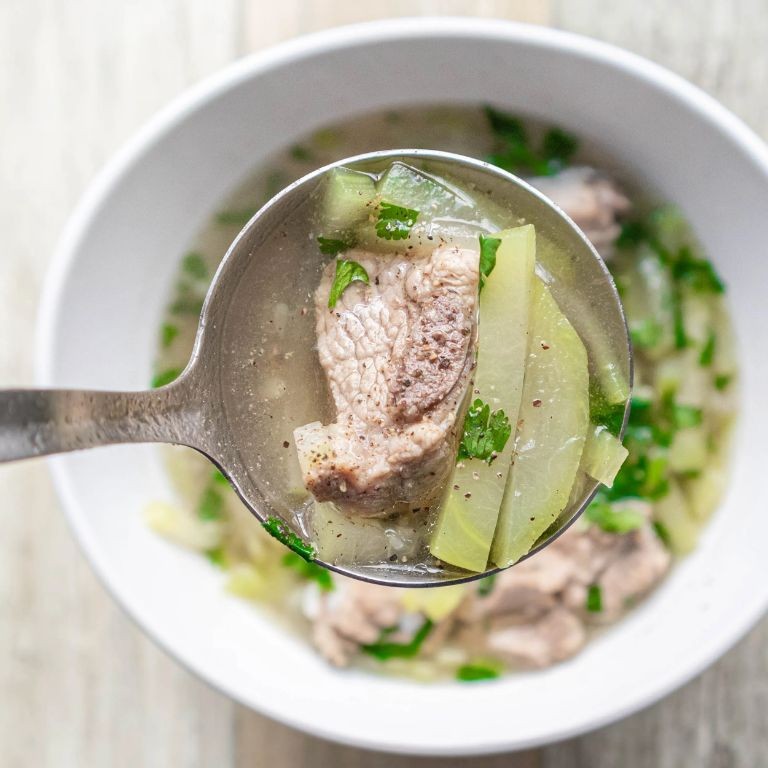 Opo Squash and Pork Rib Stew