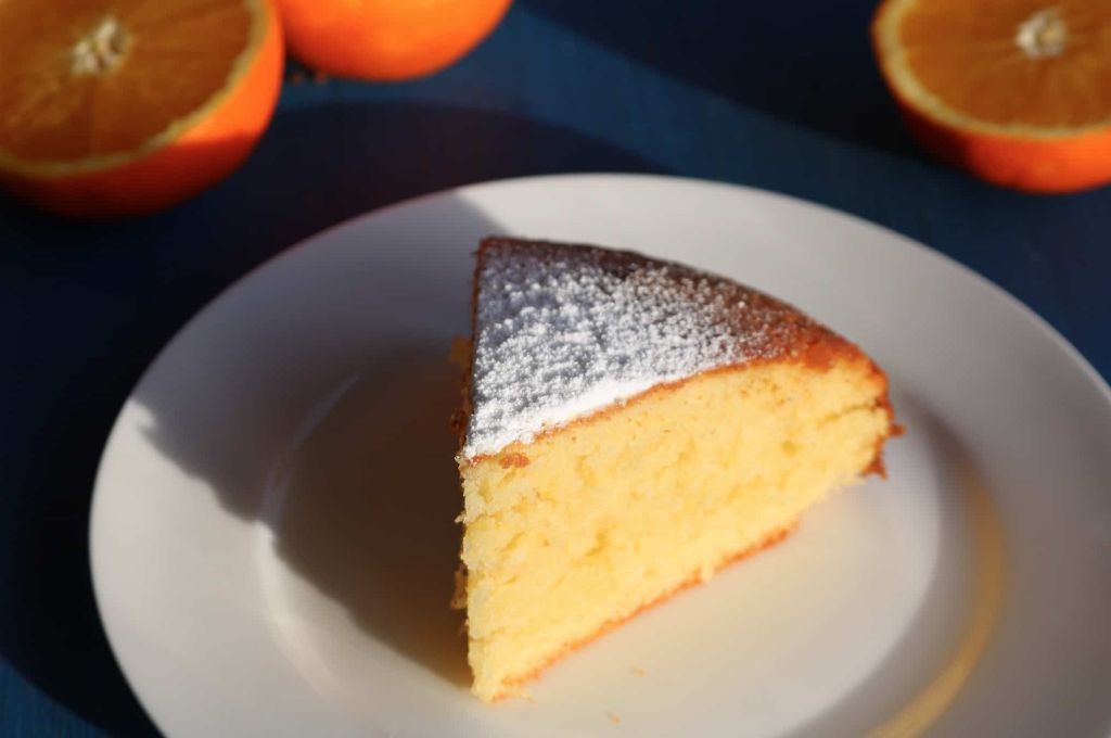 Orange Blossom Sponge Cake