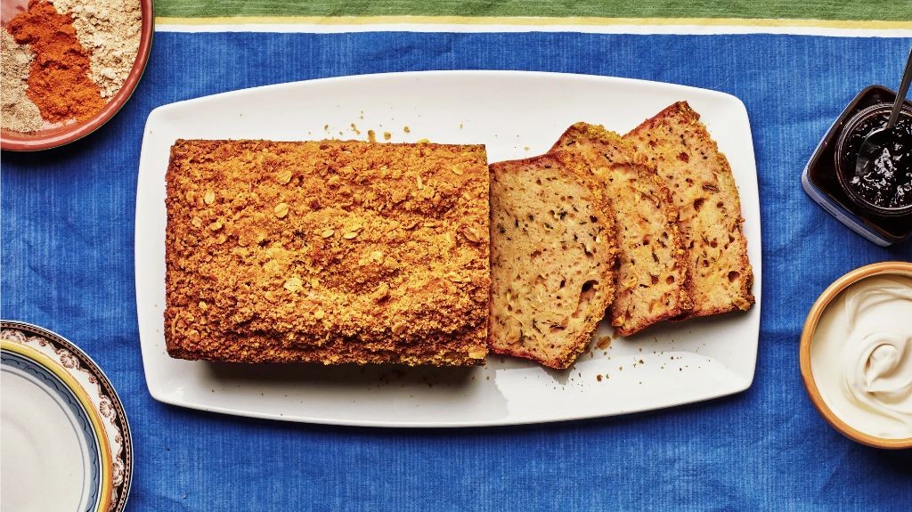 Orange Cardamom Zucchini Bread