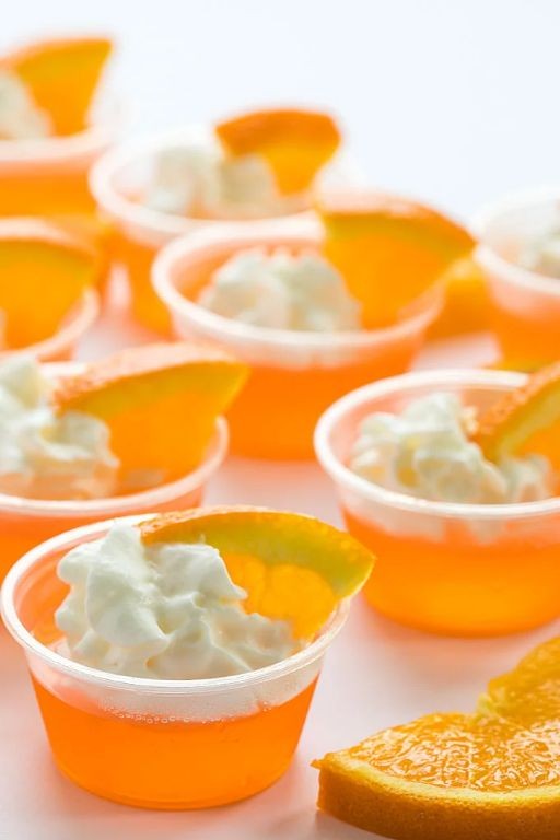 Orange Creamsicle Jello Shots