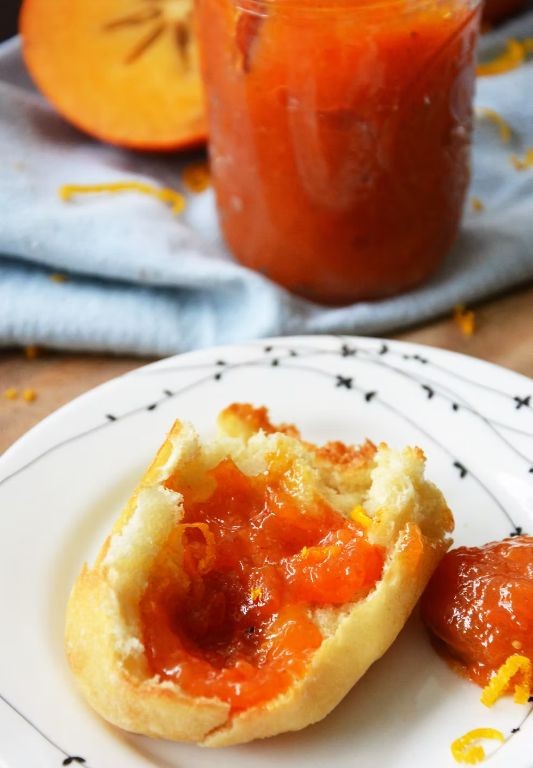 Orange Zest Persimmon Jam