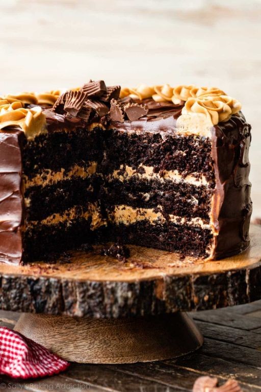Peanut Butter Chocolate Birthday Cake