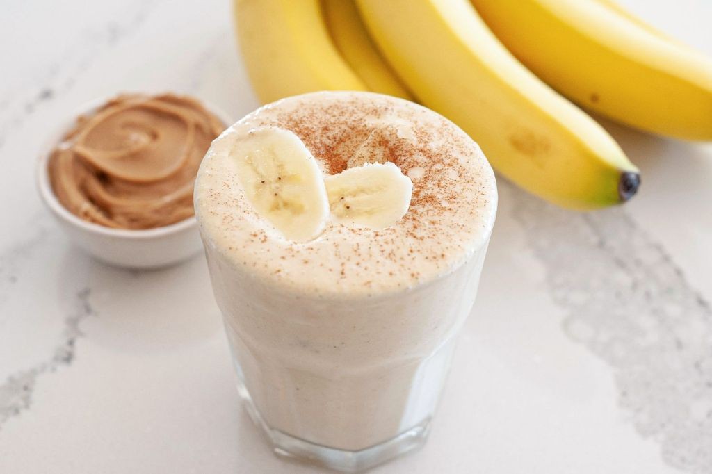 Peanut Butter Frozen Banana Smoothie