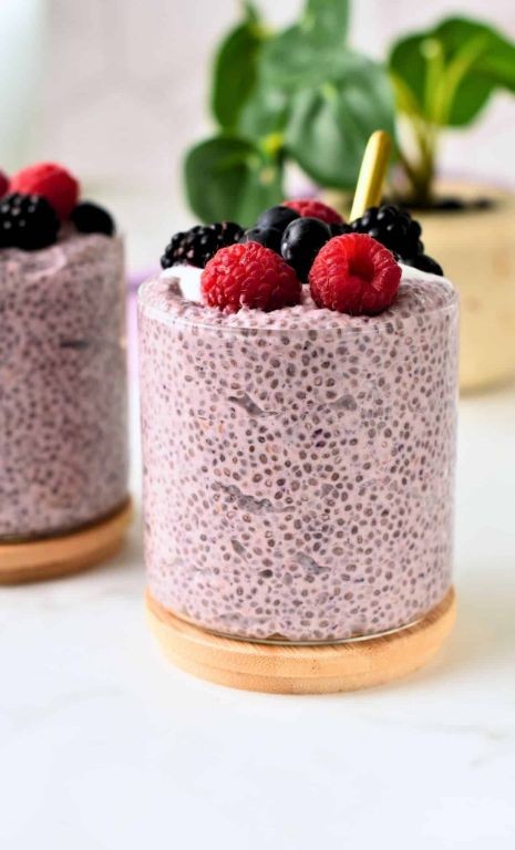 Pineberry Chia Seed Pudding