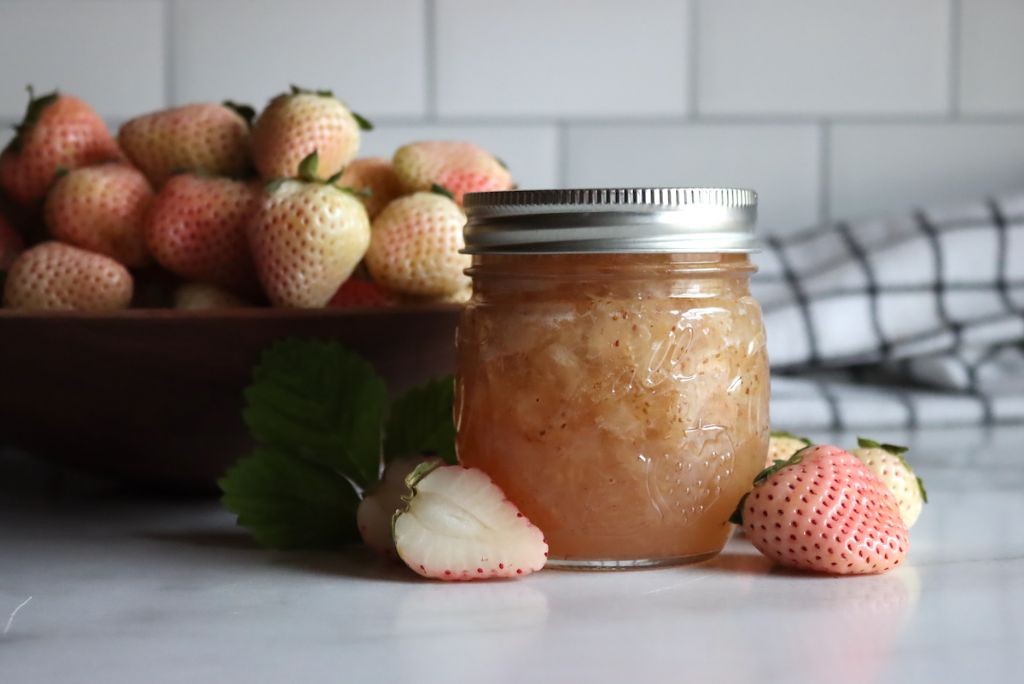 Pineberry Jam with Vanilla Bean
