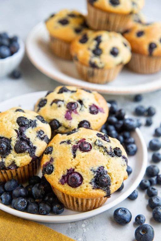 Pineberry and Almond Flour Muffins