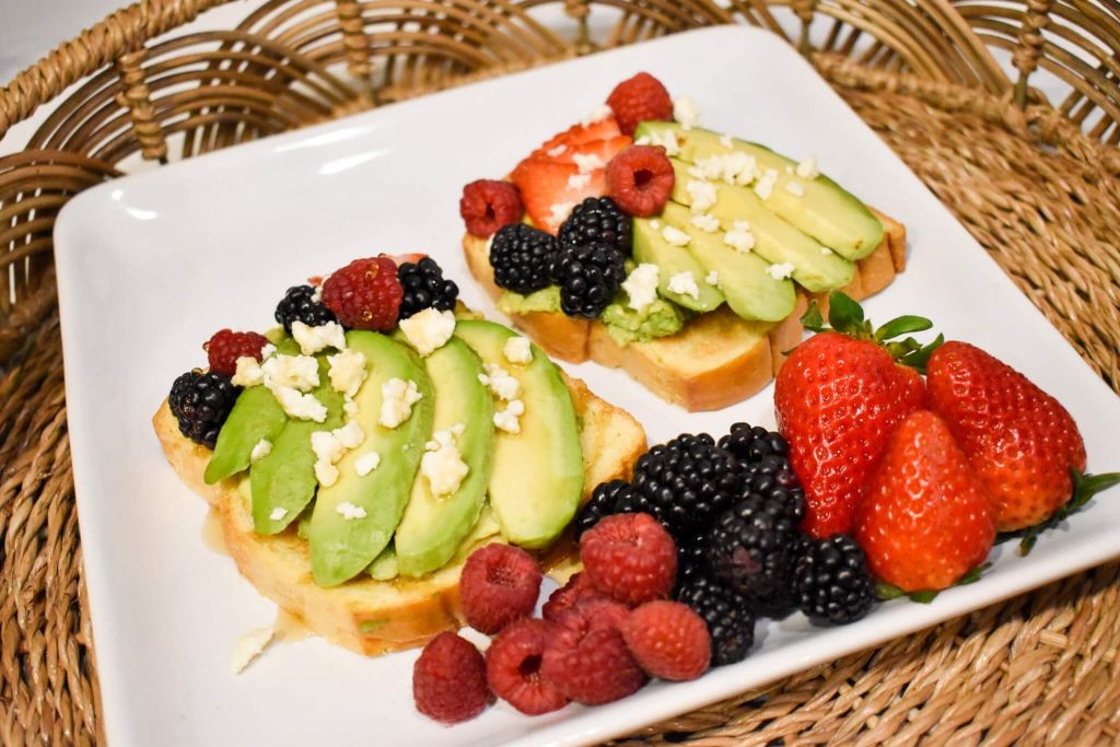 Pineberry and Avocado Toast