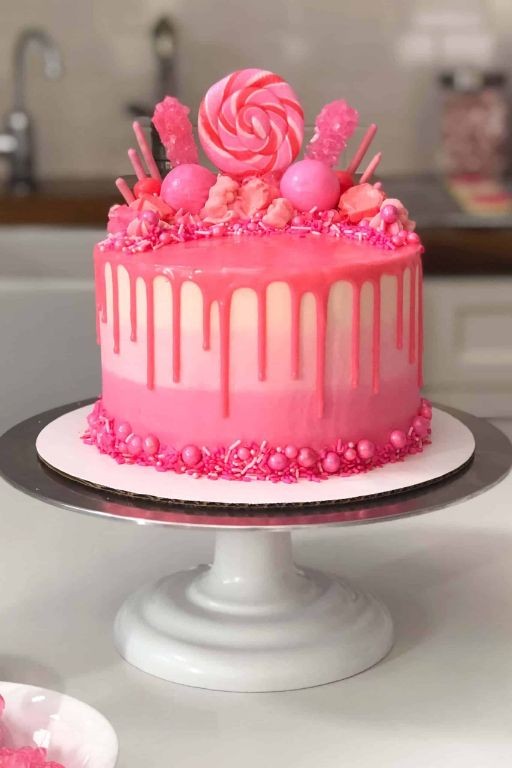 Pink Chocolate Ganache Frosting