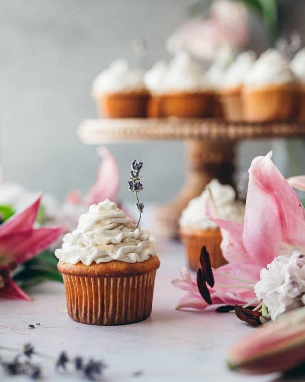 Pink Honey Lavender Frosting