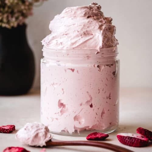 Pink Marshmallow Fluff Frosting