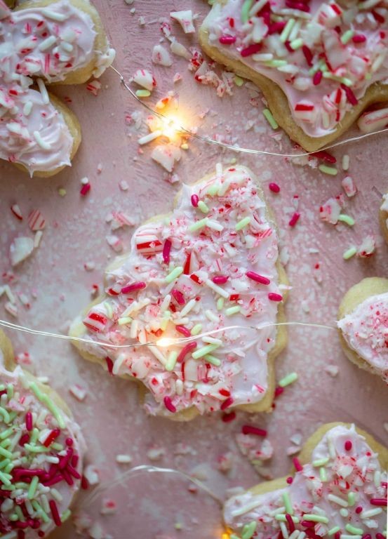 Pink Peppermint Frosting for Holiday Treats