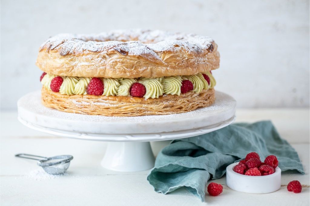 Pistachio Raspberry Paris-Brest