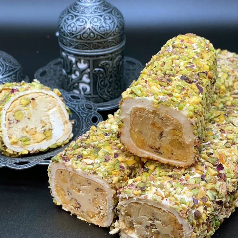 Pistachio Stuffed Turkish Delight