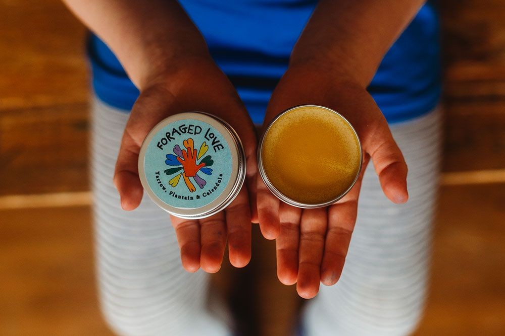 Plantain and Yarrow First-Aid Salve